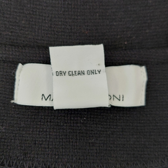 Magaschoni Black Cotton Blend Cardigan - Picture 9 of 9